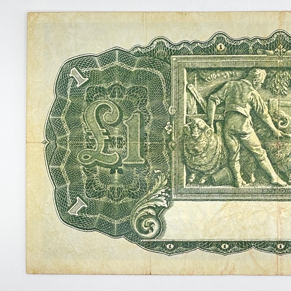1952 Commonwealth of Australia One Pound Banknote Collectible - Picture 8 of 8